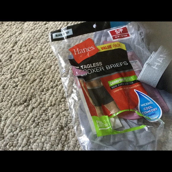 New Hanes boxer briefs size small 7 pair wicking - Picture 2 of 6